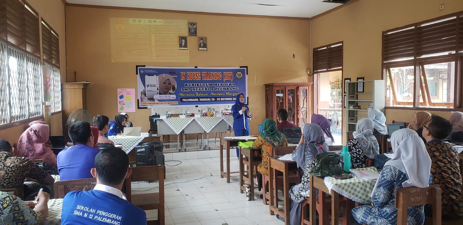 IHT bersama SMP Negeri 5 Palembang
