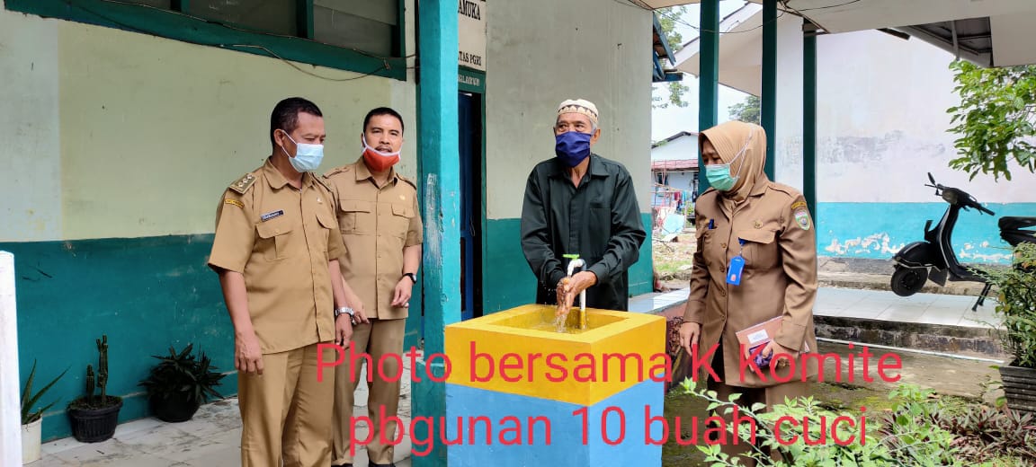 Pembangunan 10 buah tempat cuci tangan