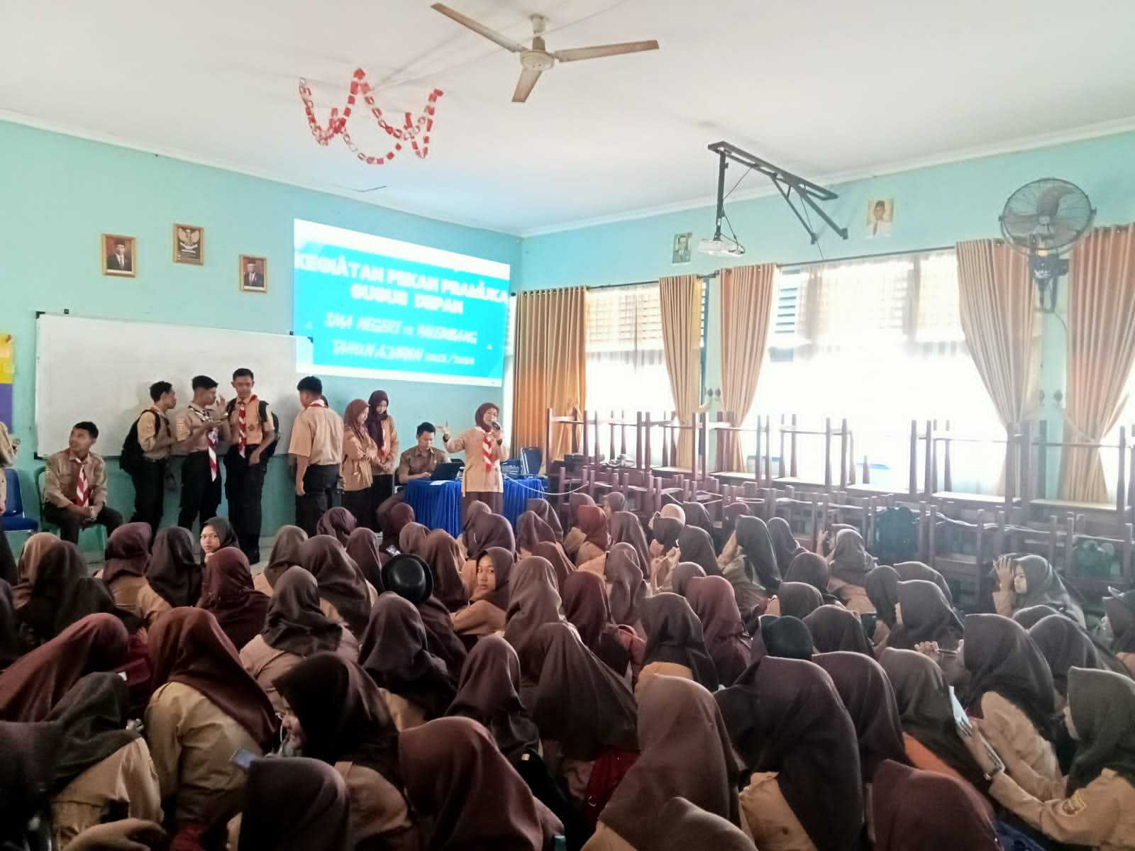 Pekan pramuka di Sekolah penggerak SMAN 12 Palembang