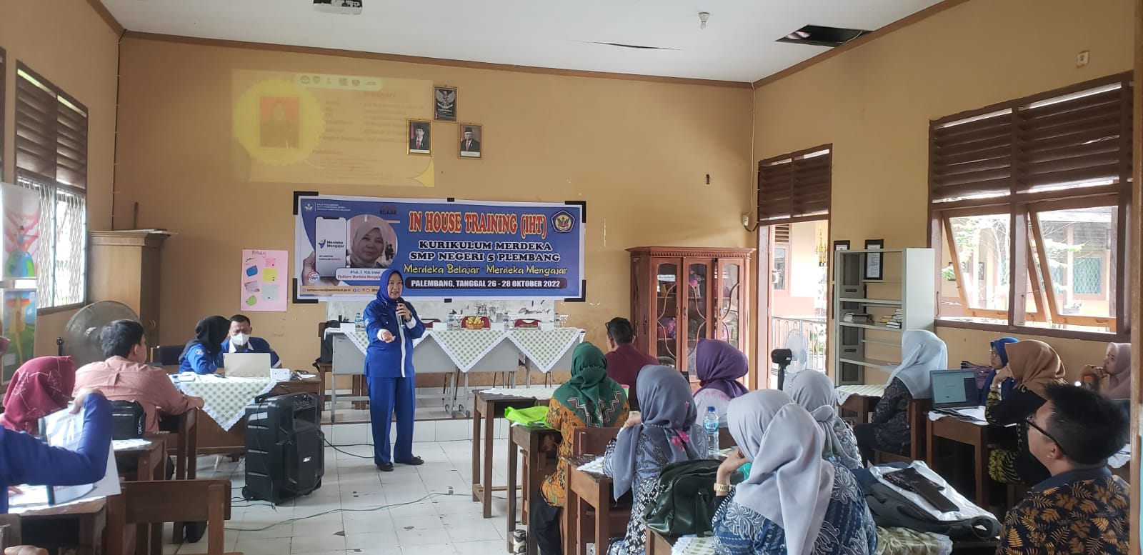IHT bersama SMP Negeri 5 Palembang