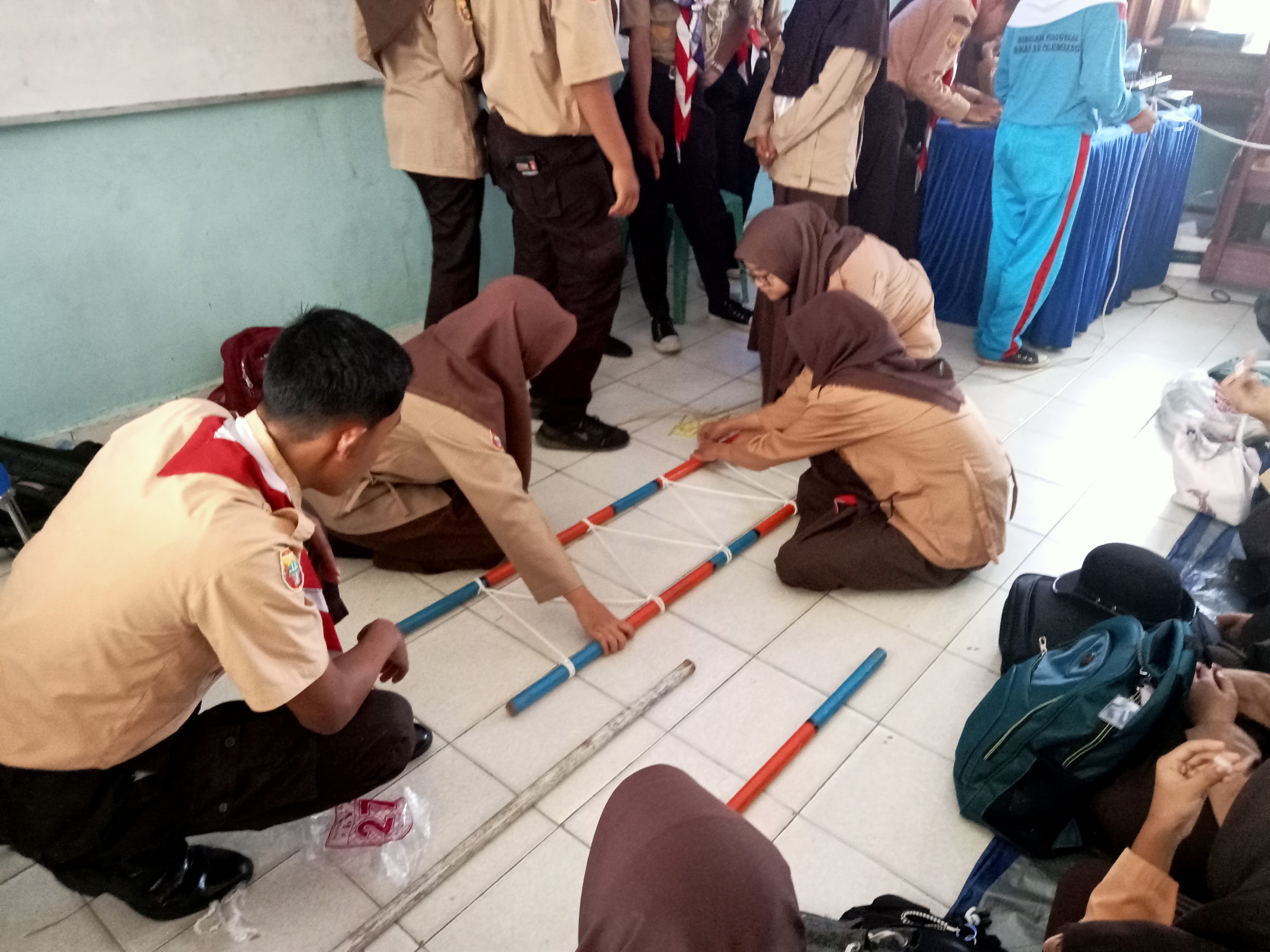 Pekan pramuka di Sekolah penggerak SMAN 12 Palembang